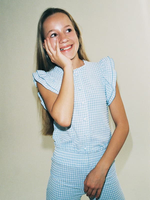 KIDS Pauline Crinkle Top 1