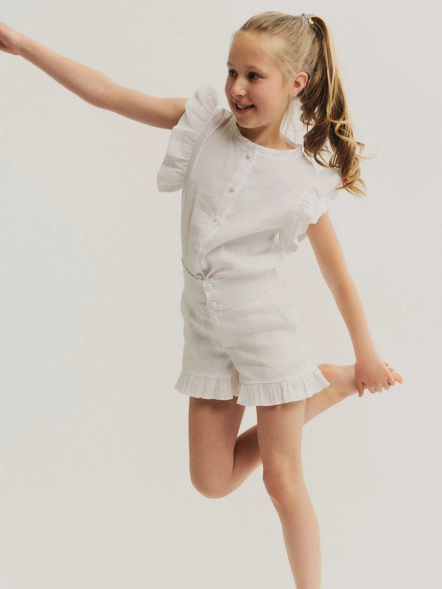 KIDS Malin Stretch Linen Shorts