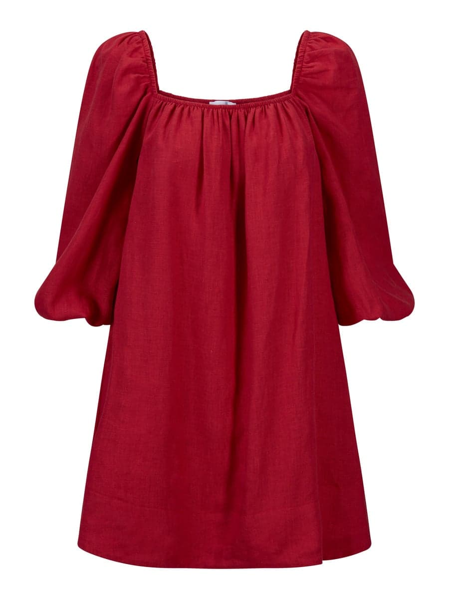 Alma Linen Dress