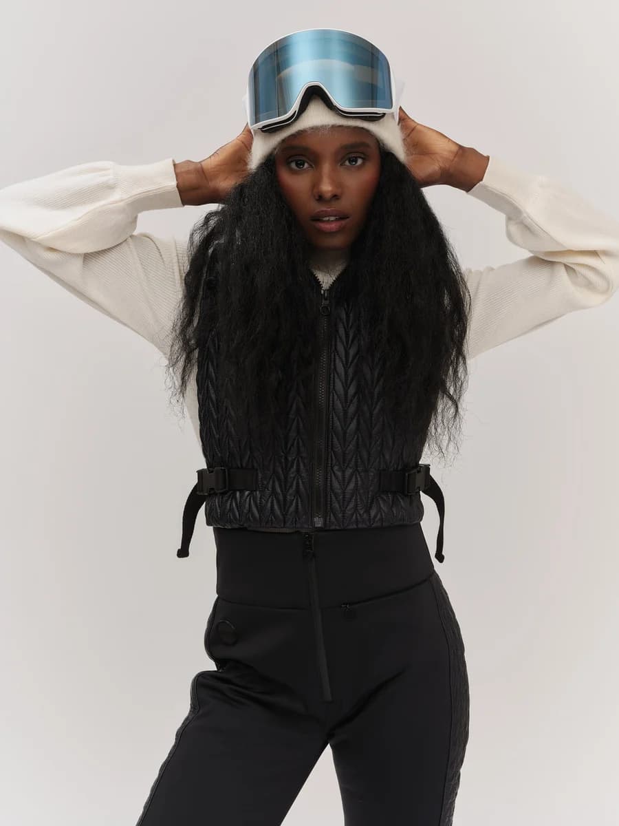 Bonnie Braided Down Vest