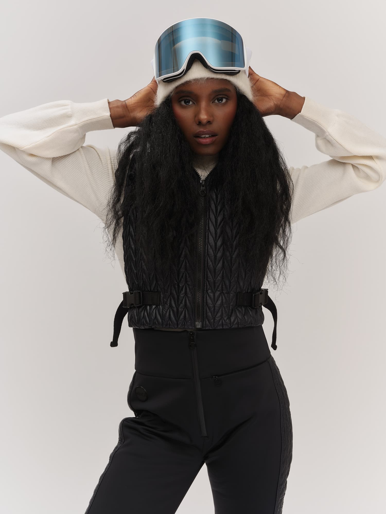Bonnie Braided Down Vest