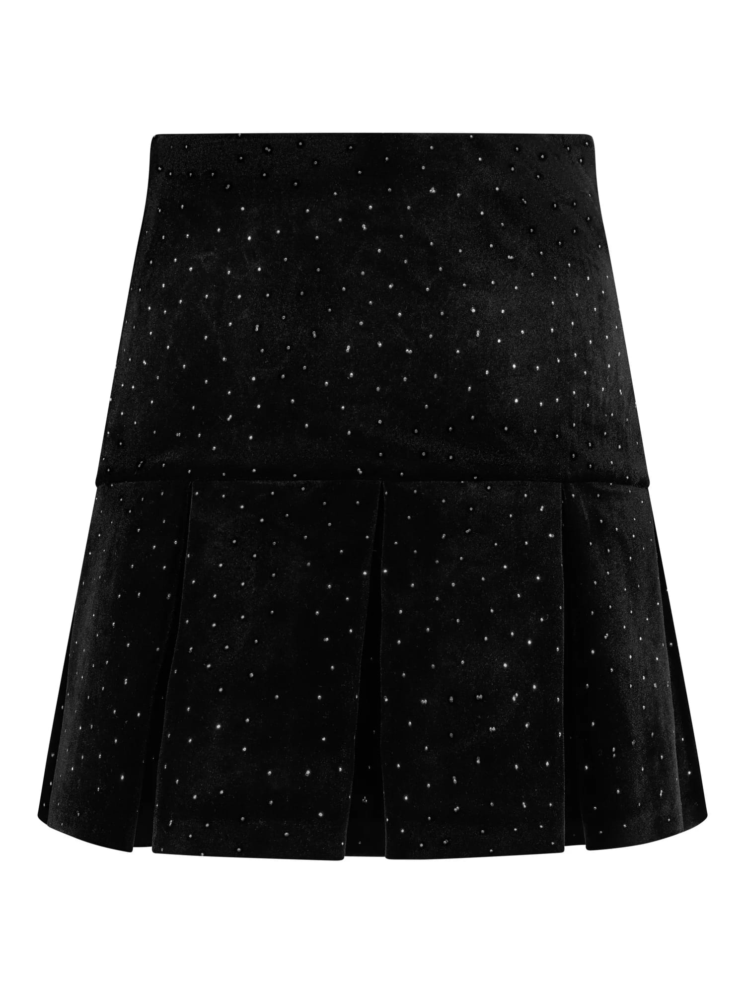 Sirina Stud Velour Skirt