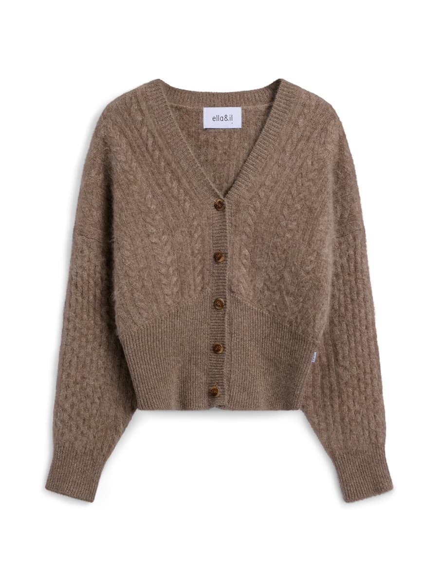 Jenna Brushed Cardigan