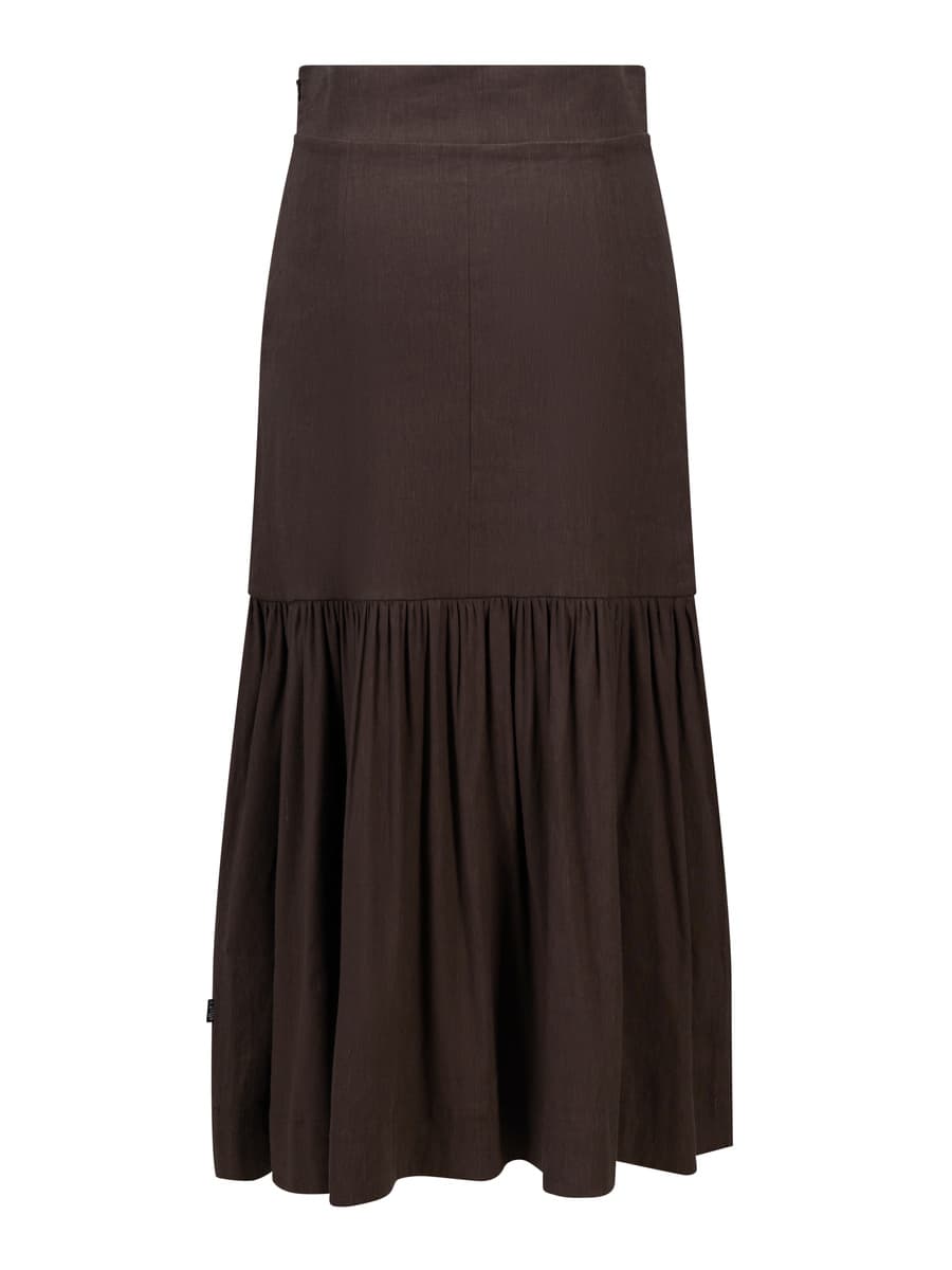 Lill Stretch Linen Skirt