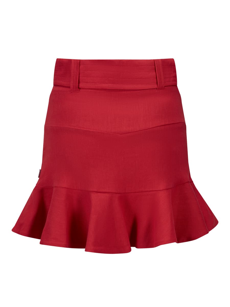 Natalia Stretch Linen Skirt
