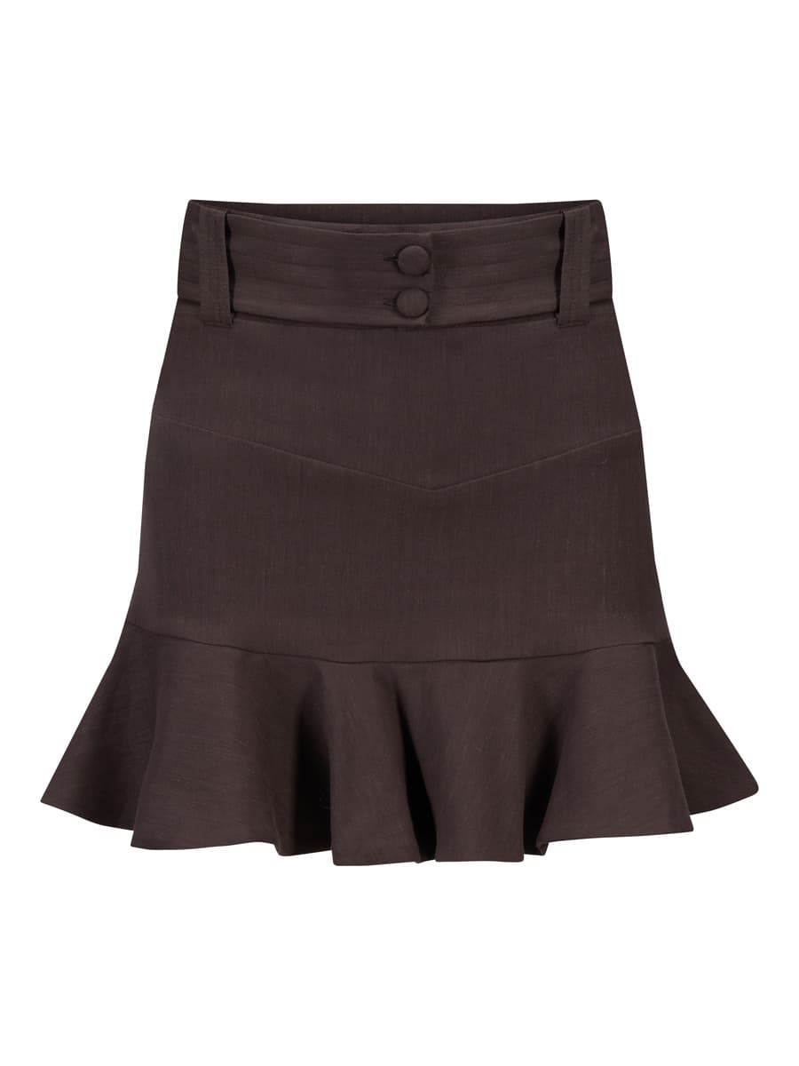 Natalia Stretch Linen Skirt