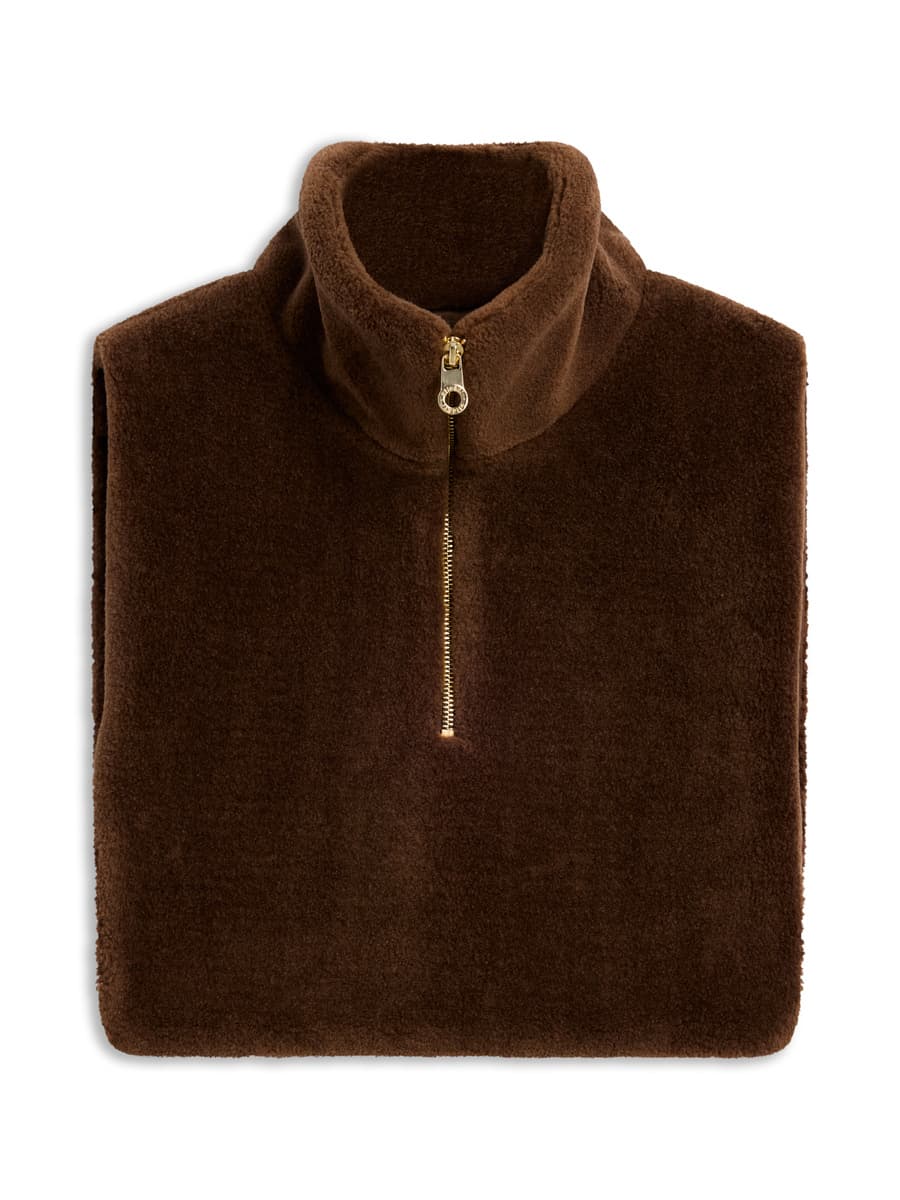 Belle Shearling High Neck