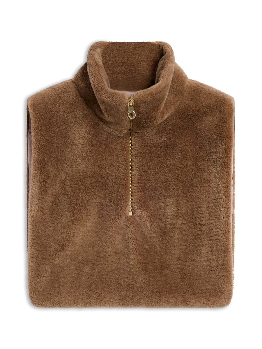 Belle Shearling High Neck