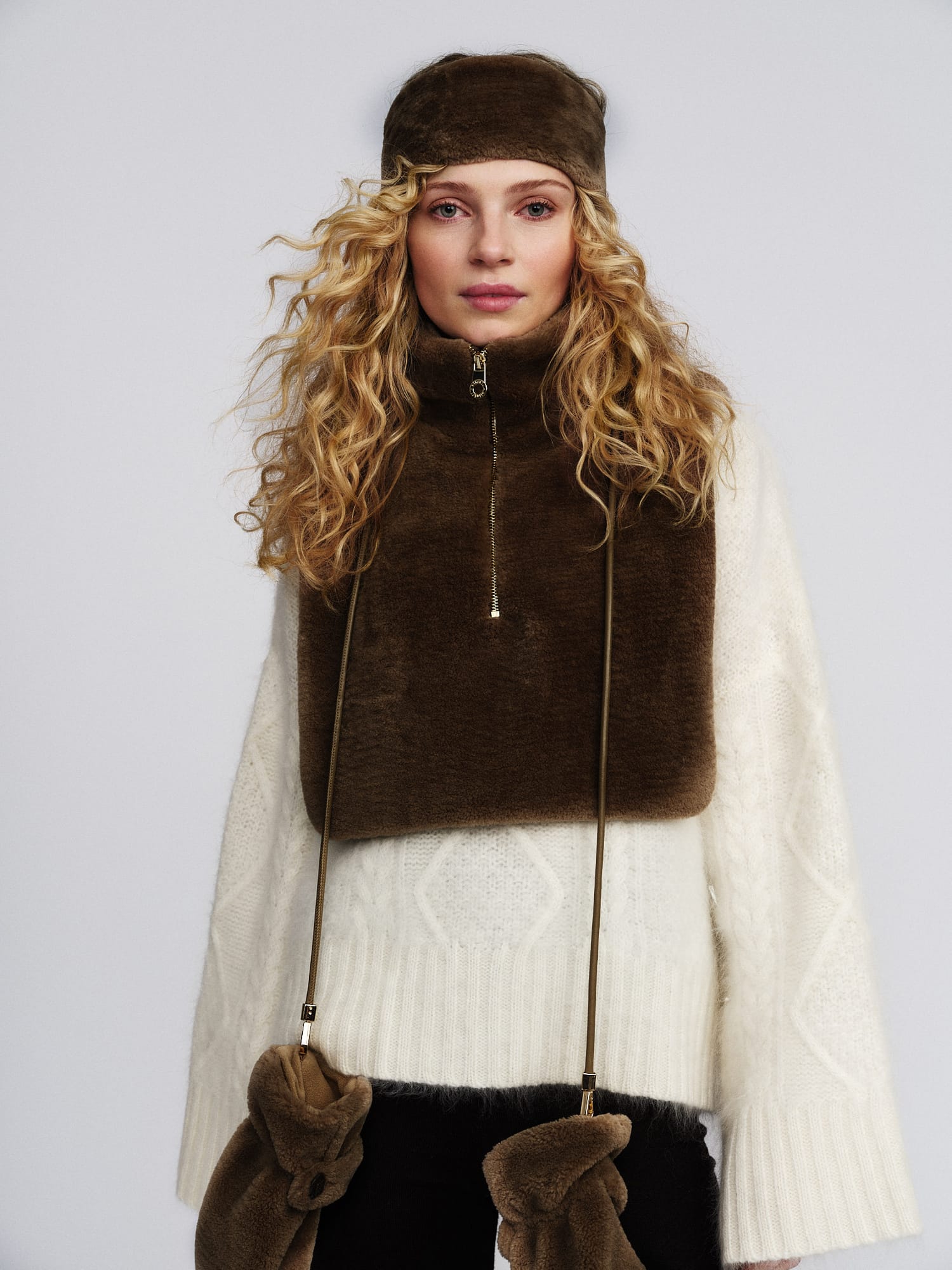 Mie Shearling Headband