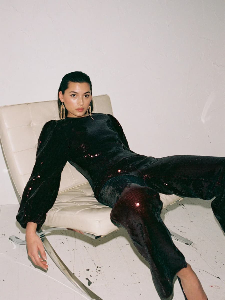 Charlotte Sequin Pants