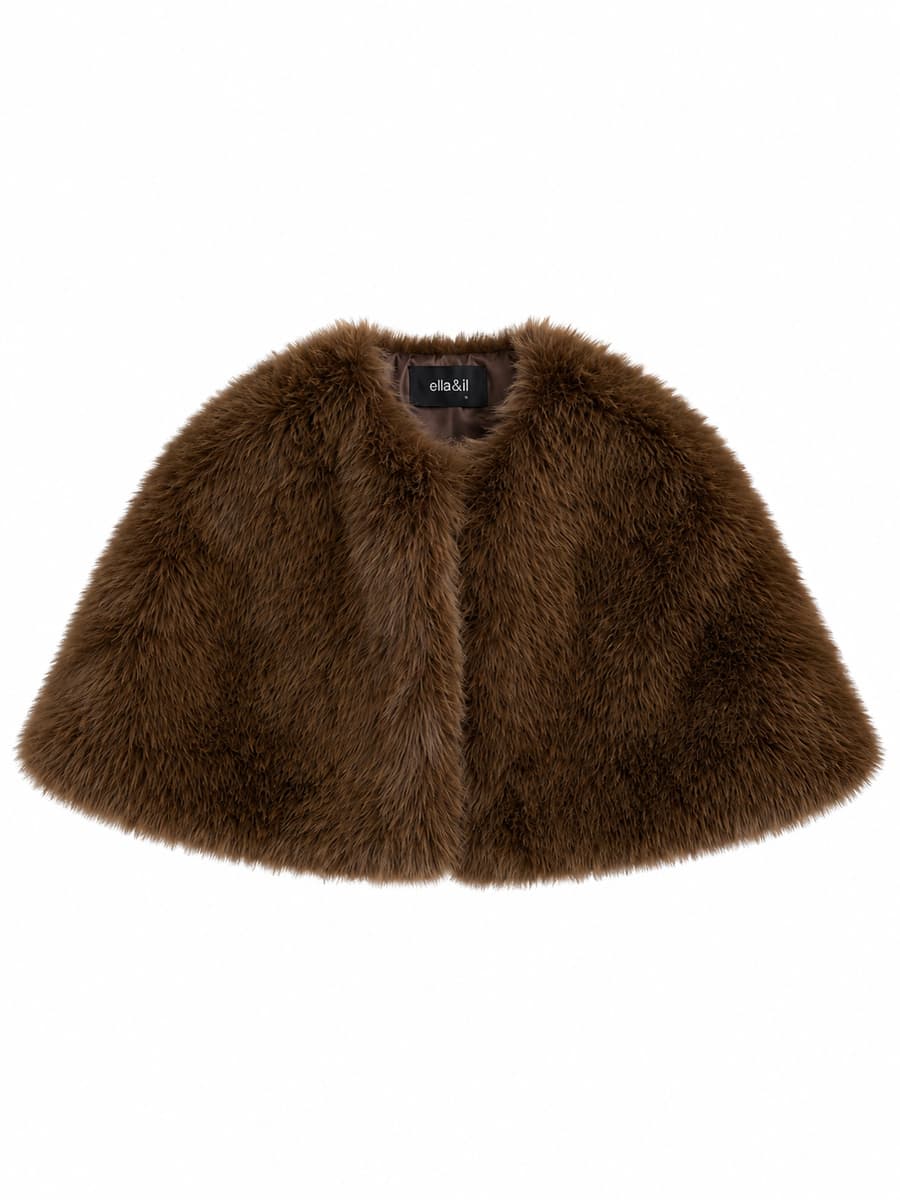 Izaya Fake Fur Cape