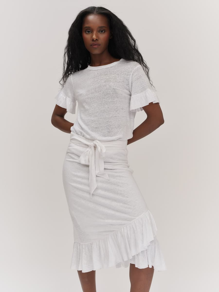 Lara linen tee