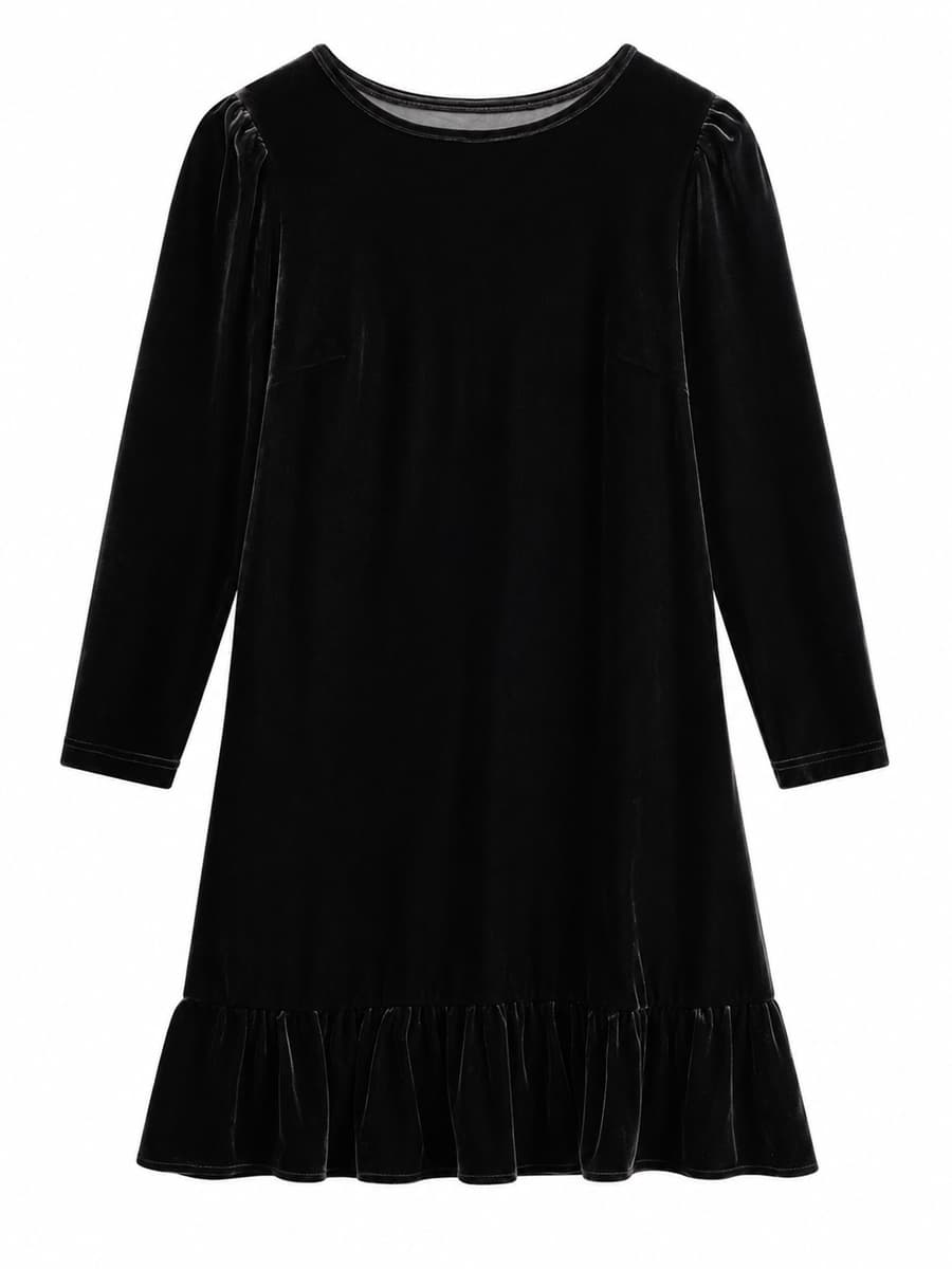 Emilie velour dress